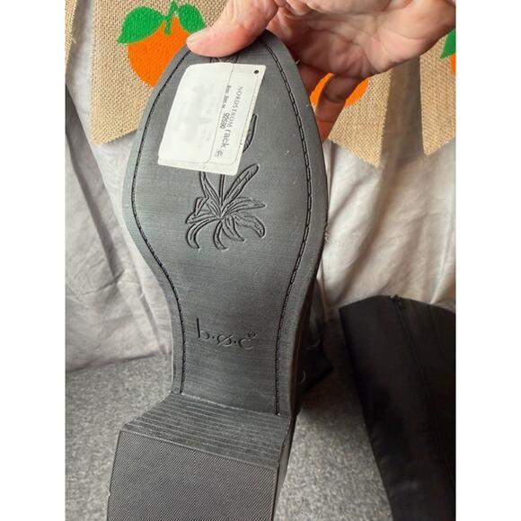 B.O.C. Born Fiona Knee High Boot Black Tall Chunky Block Heel Size 8.5M NEW - Picture 4 of 7